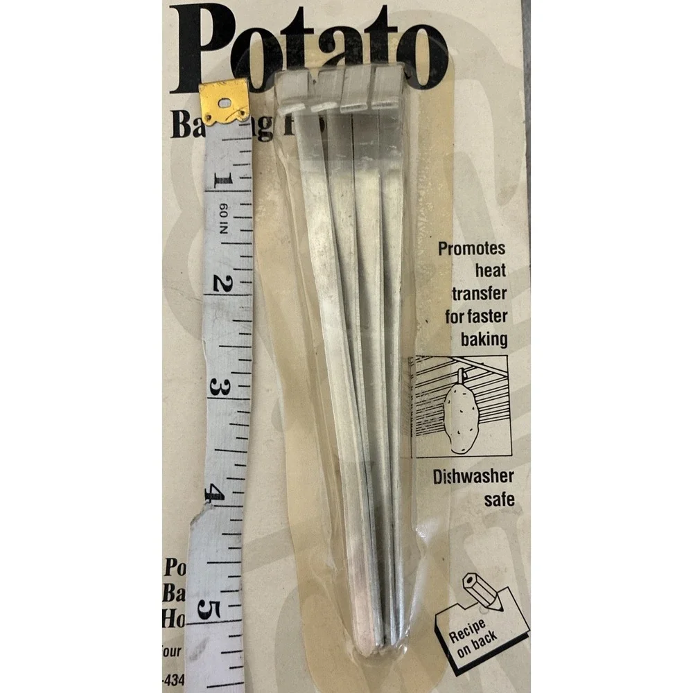 VIntage Rowoco‎ Potato Baking Pins 4 Pc Stainless Steel 5